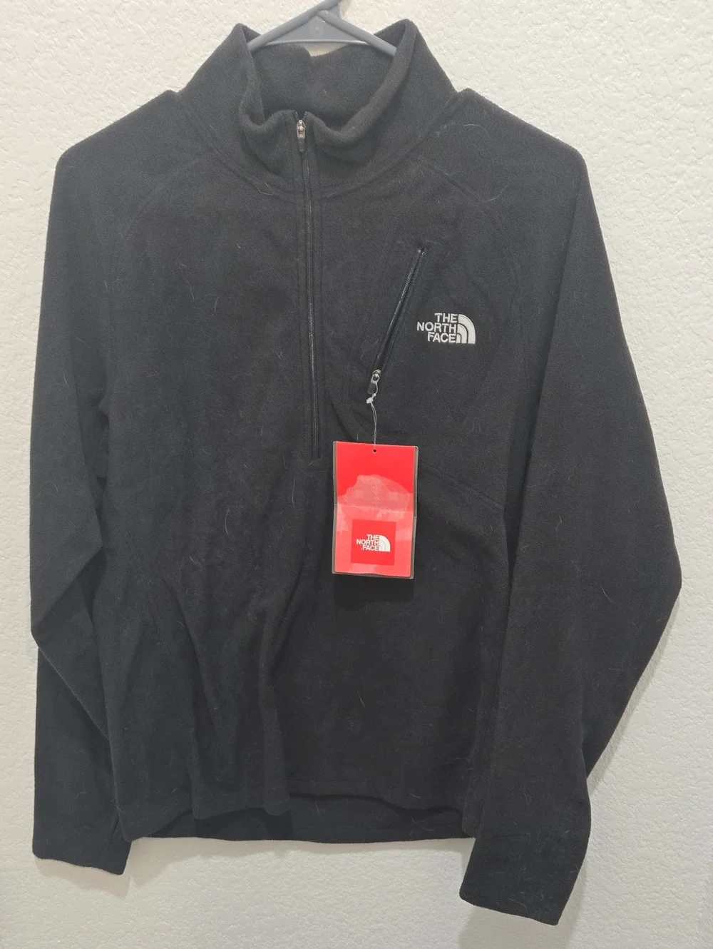 The North Face Men's Black Zip-Up Fleece Jacket